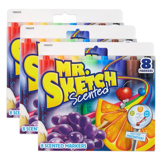 Mr. Sketch&#xAE; Scented Markers, 4 Packs of 8